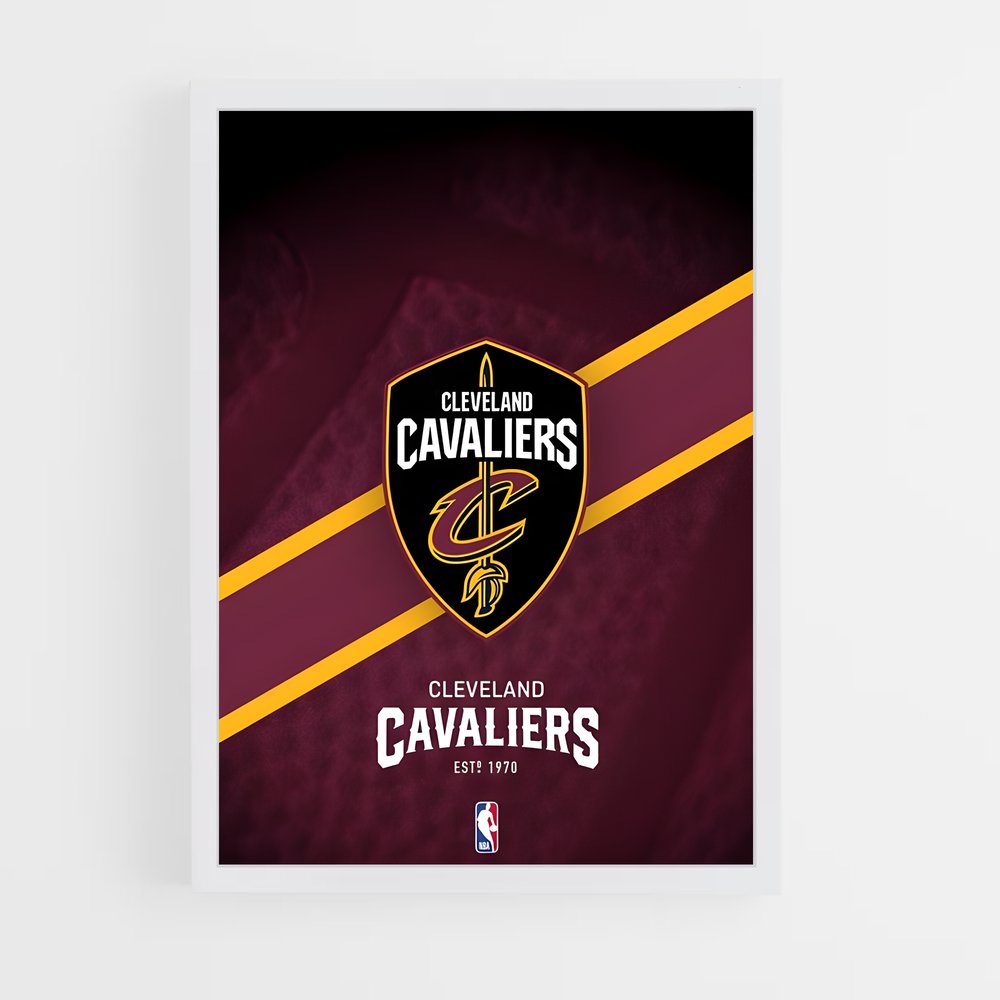 Poster Cleveland de cavaliers – affiche Basketball (vue 3)